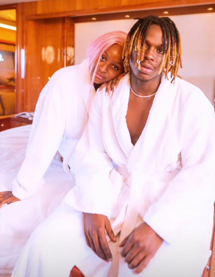 DJ Cuppy loved up with Fireboy