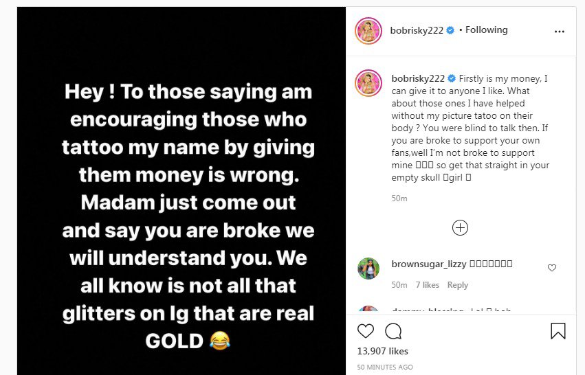 Bobrisky blasts Ka3na