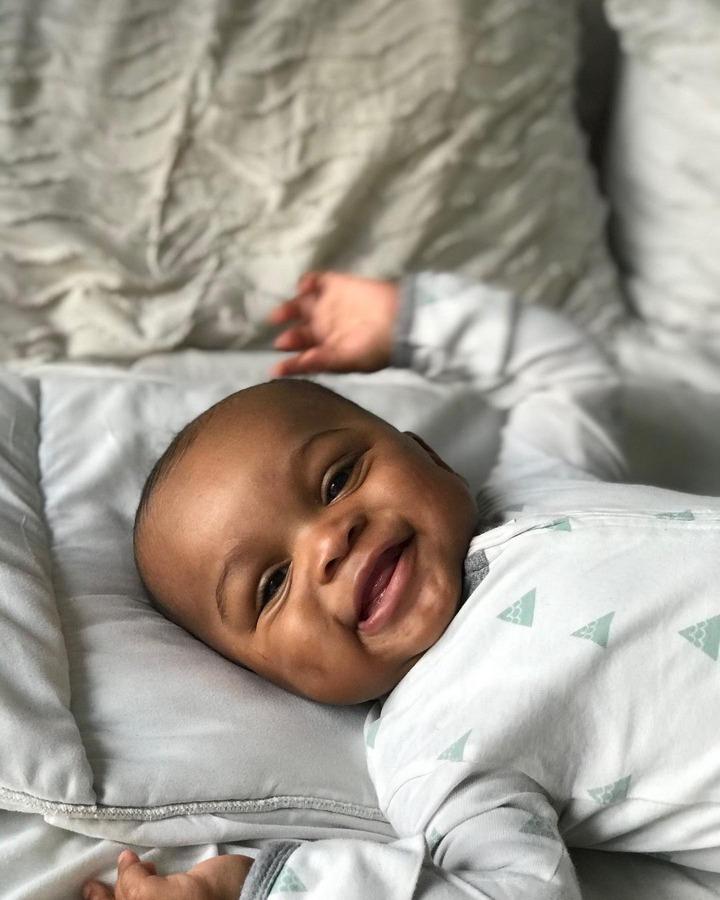 BBnaija Mike shares stunning photos of his son ahead of 6months birthday