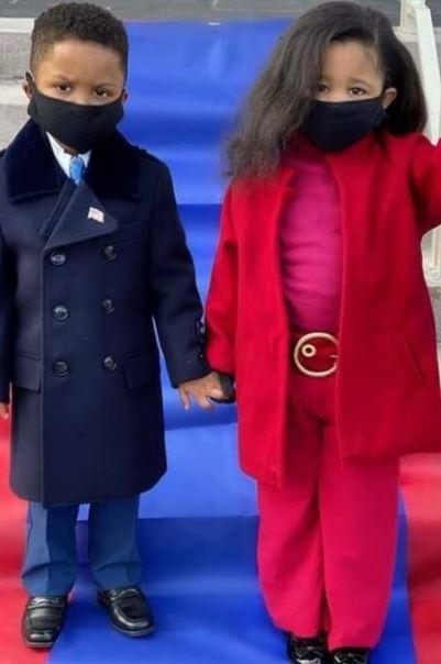 Obama and Michelle's inauguration outfits