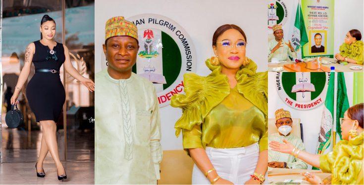 Tonto Dikeh Becomes Ambassador For Nigeria Christian Pilgrim Commission, NCPC