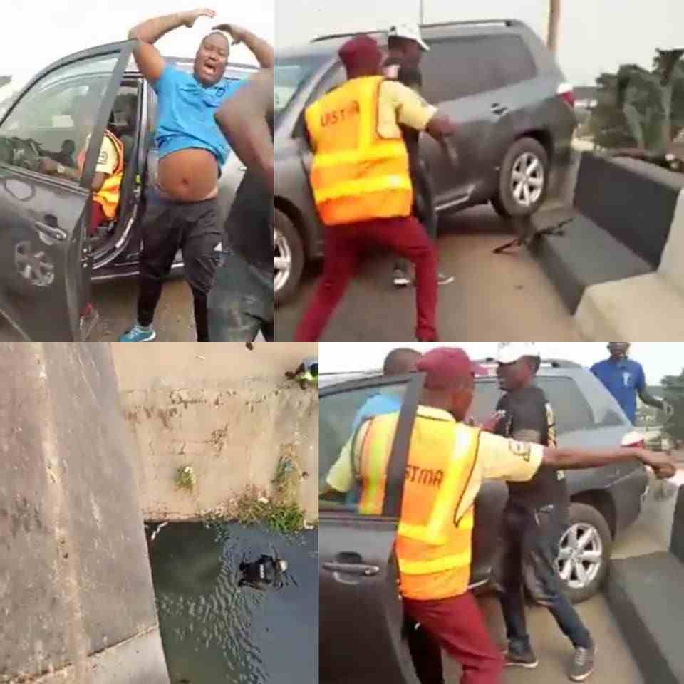 Driver who knocked policeman off a bridge arraigned for attempted murder