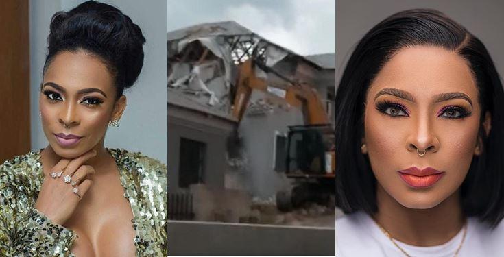 "You’re classless" -Tboss reacts to house demolition saga