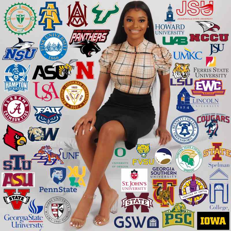 Lady celebrates as she gets admission into 50 Universities at once