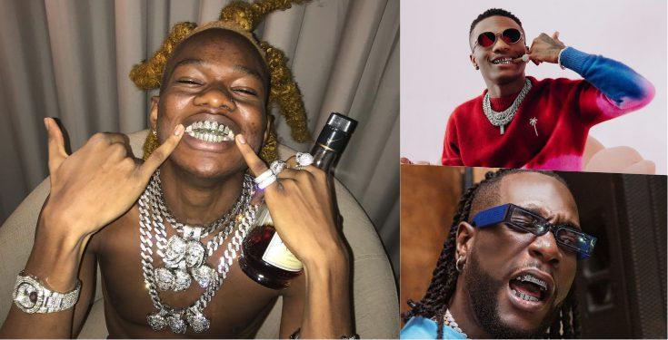 Man drags Wizkid, Burna Boy for flaunting gold teeth, says he had his since 15 (Video)