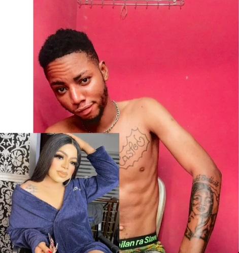 Man who tattooed Bobrisky joins crossdressing business full time (Video)
