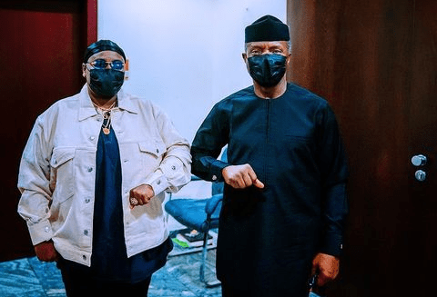 Teni visits VP Osinbajo