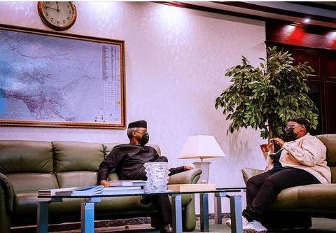 Teni visits VP Osinbajo