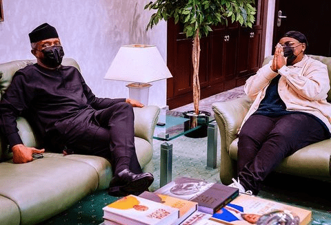 Teni visits VP Osinbajo