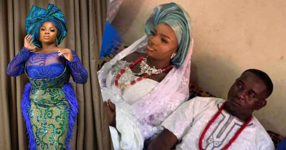 Dorathy Bachor reacts as fans mistake her for a newly wedded bribe