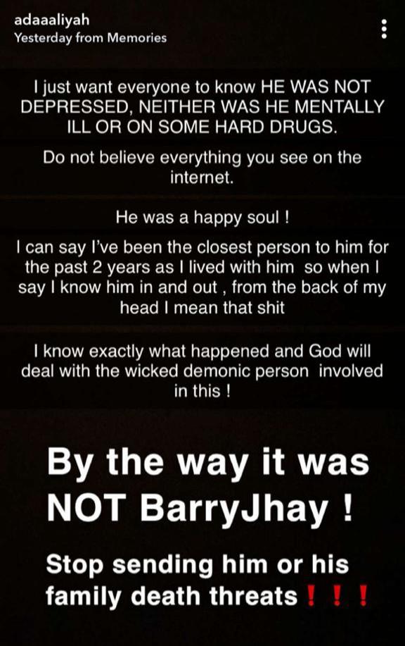 Aliya Kashy Godson Barry