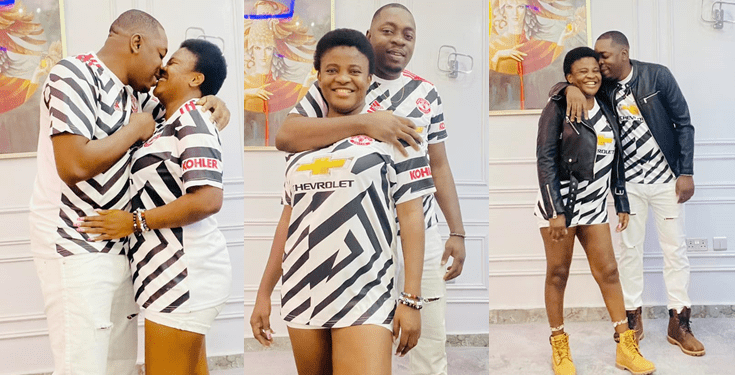 Angela Nwosu celebrates her husband as she marks their 1st 'meeting'