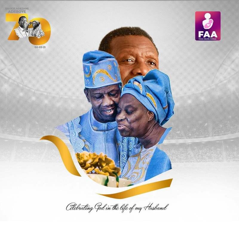 Pastor Folu Adeboye eulogizes husband, Daddy G.O on his 79th birthday