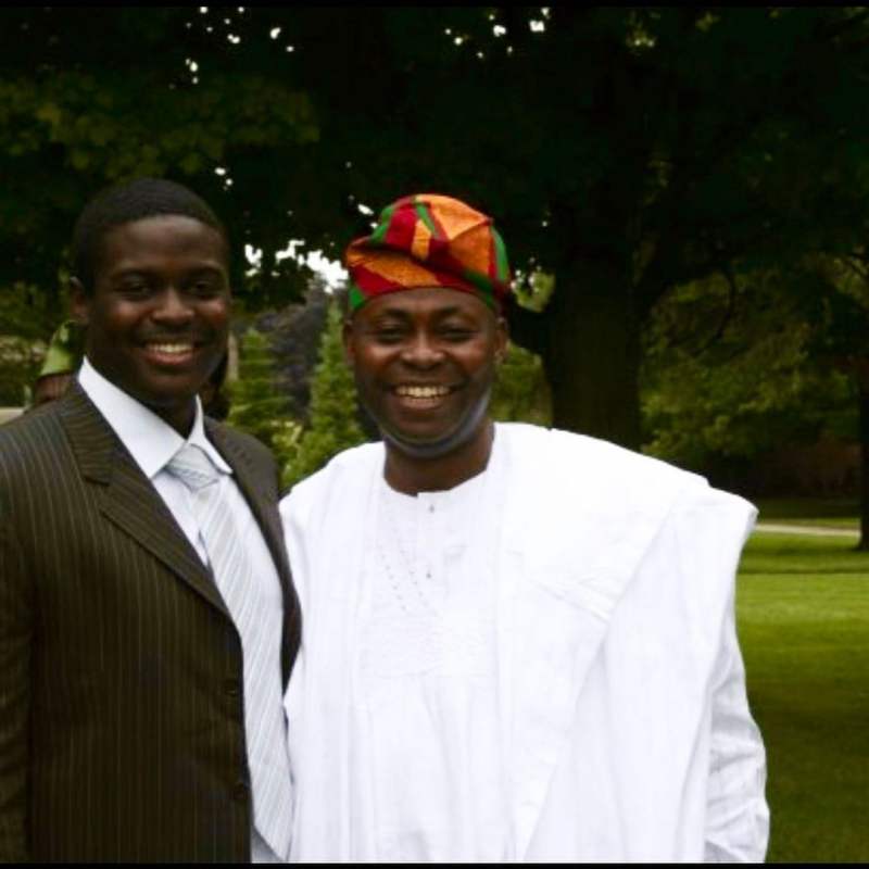 Davido's brother, Adewale celebrates father on his birthday