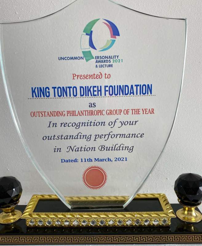 Tonto Dikeh's Foundation Awarded Philanthropic Group Of The Year