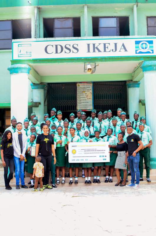 Lagos Elite donates N891K to Erica's secondary school in celebration of her birthday