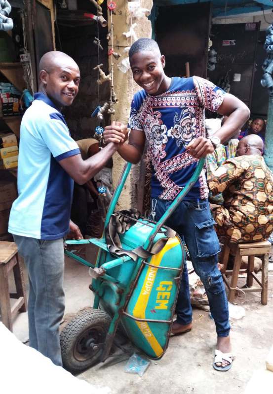 Man narrates how he became a millionaire with 'wheelbarrow' business