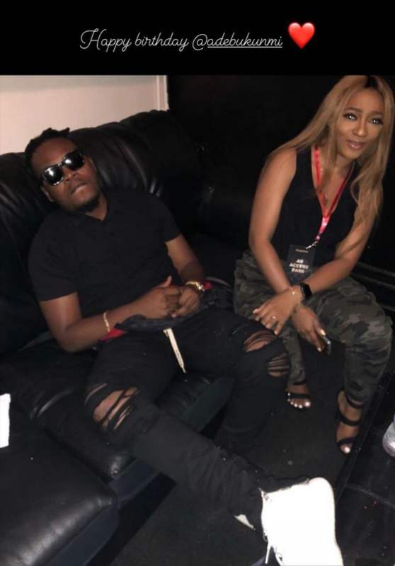 Olamide celebrates his fiancée, Adebukumi on her birthday