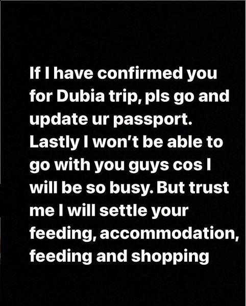 "pls go and update your passport" - Bobrisky tells fans with tatoo
