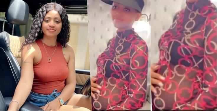 Regina Daniels stirs pregnancy rumor with possible baby bump in new video