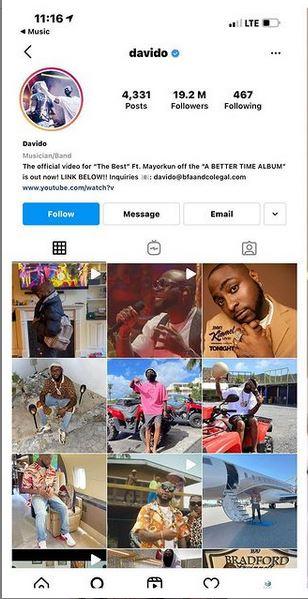 Blogger Davido Account Hack