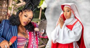"A minute silence for everyone hurting because of me" - Toyin Lawani in new nun outfit