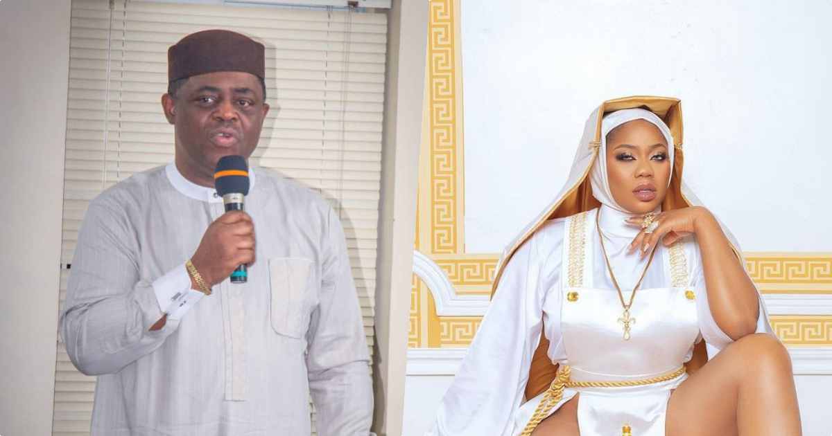 "This is not art, it is ghetto rubbish" - FFK reacts to Toyin Lawani's nun-themed photos