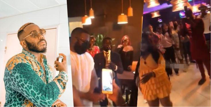 "Poor blessing the rich, no be ment be that" - Netizens reacts to Kiddwaya's lavish birthday party from fans