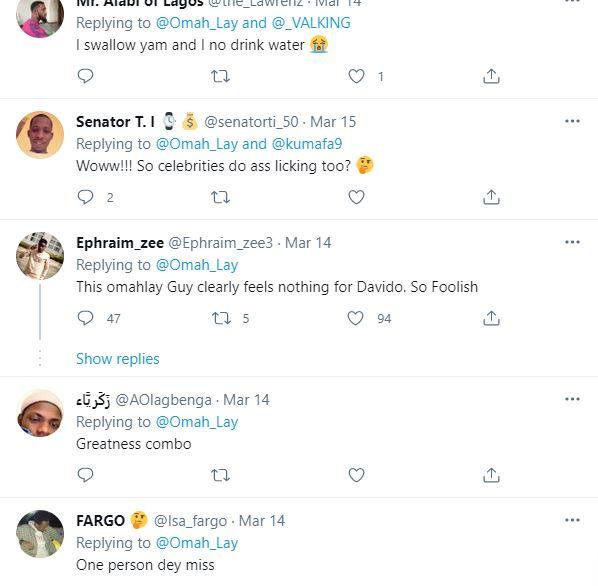 "Davido should've left you to suffer in Uganda" - Reactions as Omah Lay showers support for Burna Boy, Wizkid