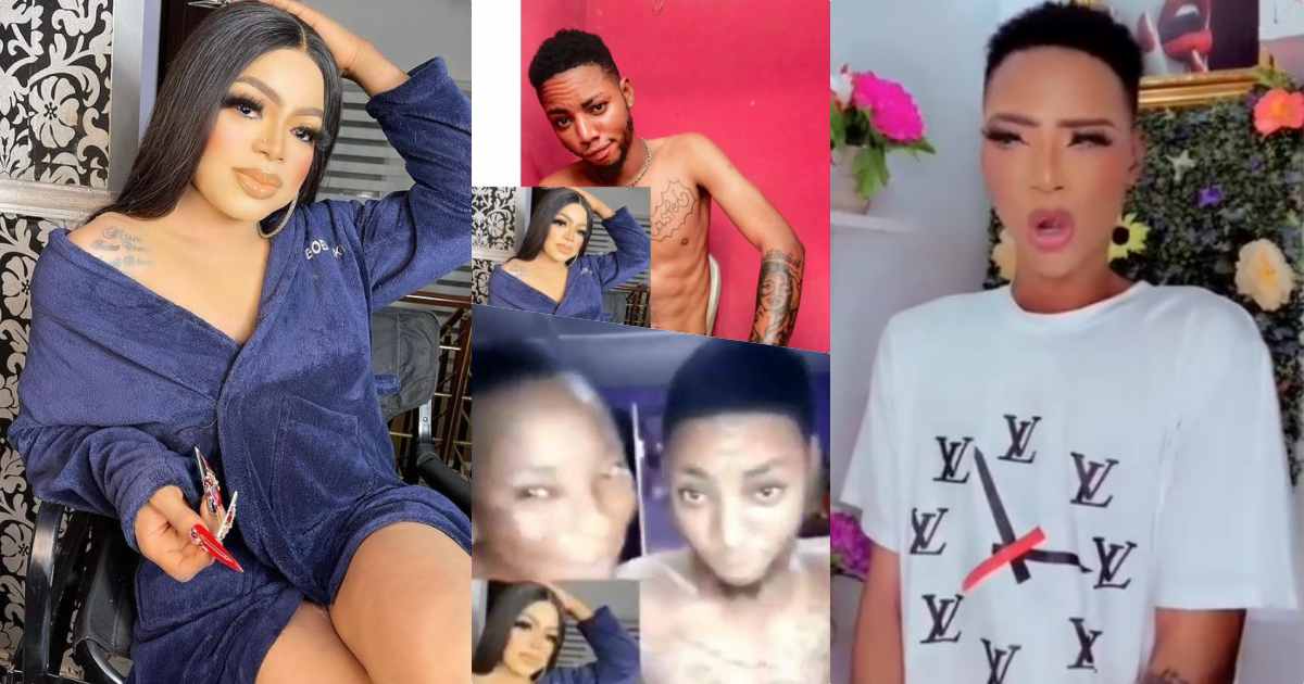 Man who tattooed Bobrisky joins crossdressing business full time (Video)