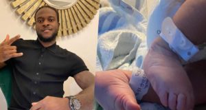 Footballer, Victor Moses welcomes third child with wife