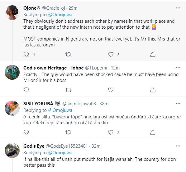 Man dragged for demanding respect from new intern who referred his boss by name