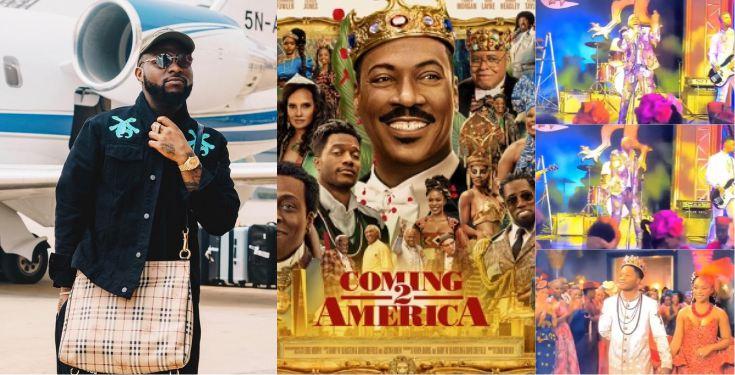 Davido performs ‘Assurance’ in Coming to America 2 movie (Video)