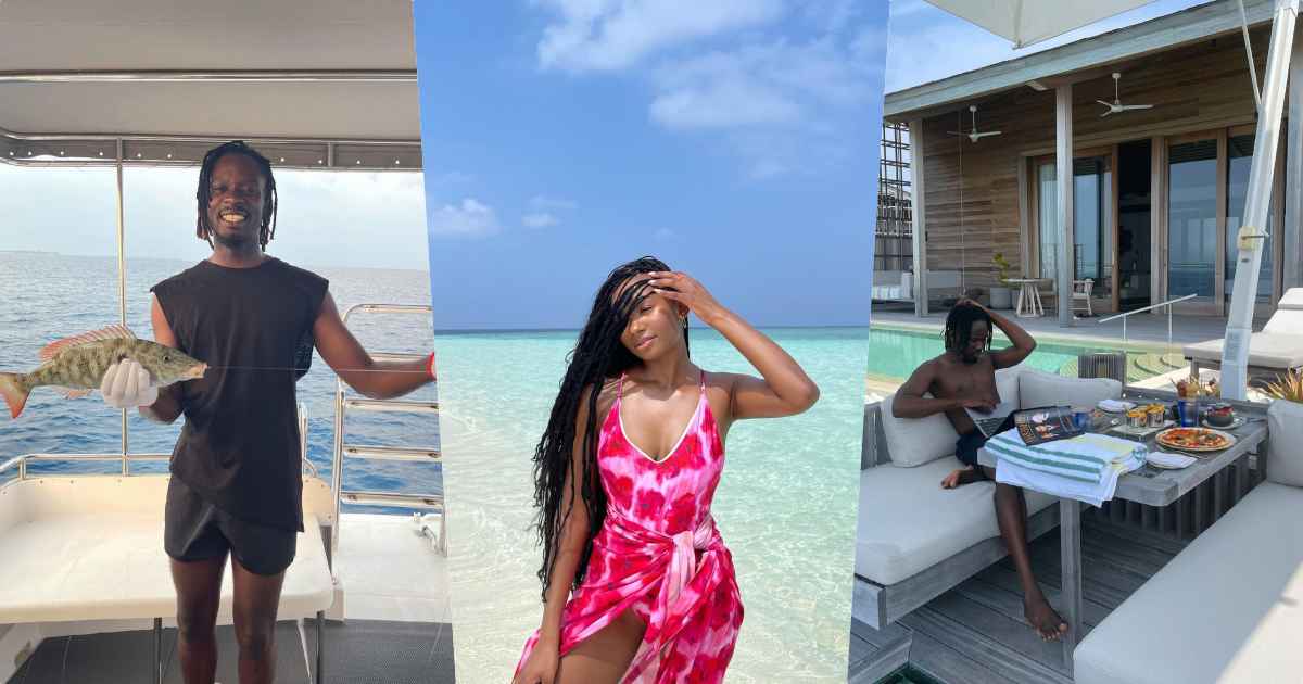 "Alert don enter" - Mr Eazi says as he intends to extend romantic holiday with Temi Otedola