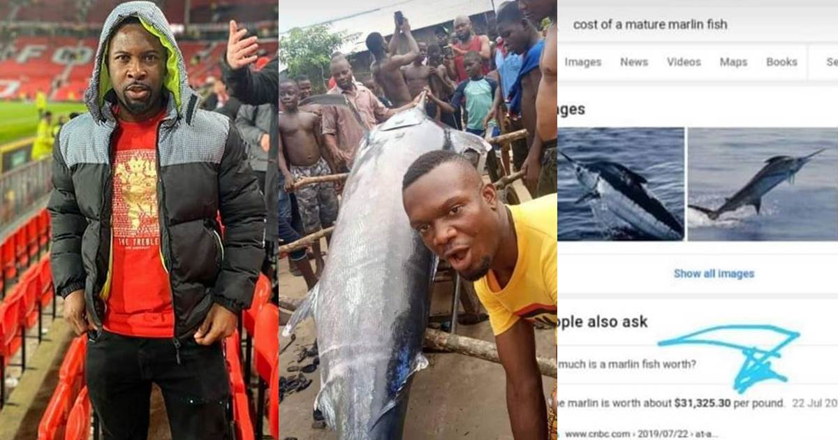 Dem no dey watch Natgeo wild - Rapper, Ruggedman teases villagers who ate  Blue Marlin Fish which cost about $3 million