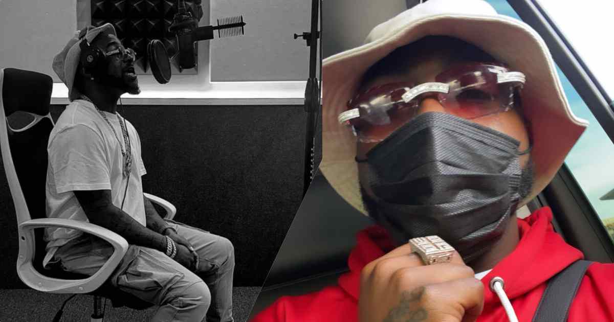 "E don spoil pain am enter bone" - Reactions as Davido intends to copyright 'E Choke'