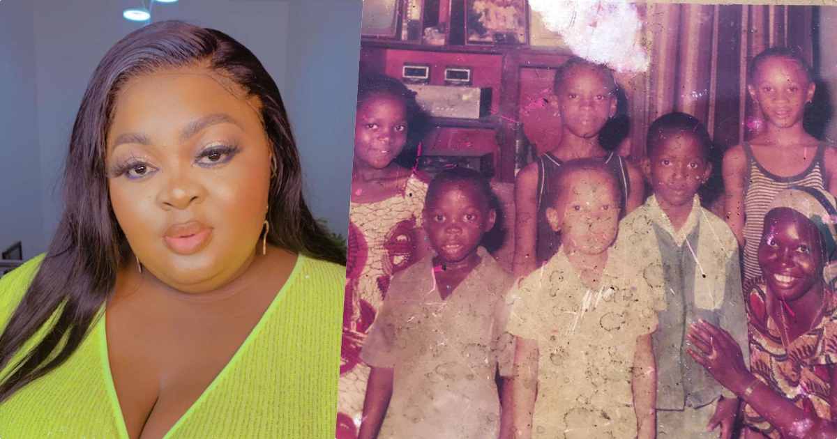 "We miss you" - Eniola Badmus eulogizes late brother in throwback photo