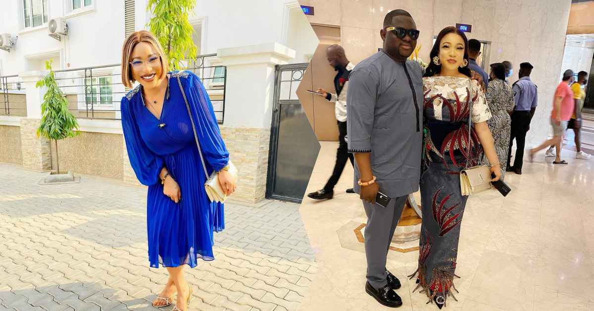 Tonto Dikeh shows off new 'best friend' after dumping Bobrisky