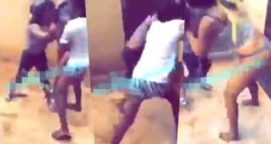 Moment two University students fight dirty over sugar daddy (Video)