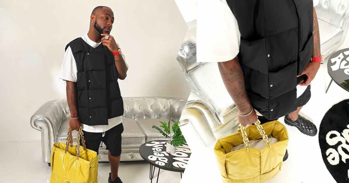 "Wins all 2021 for all of us" - Davido says as he stuns in designer outfit