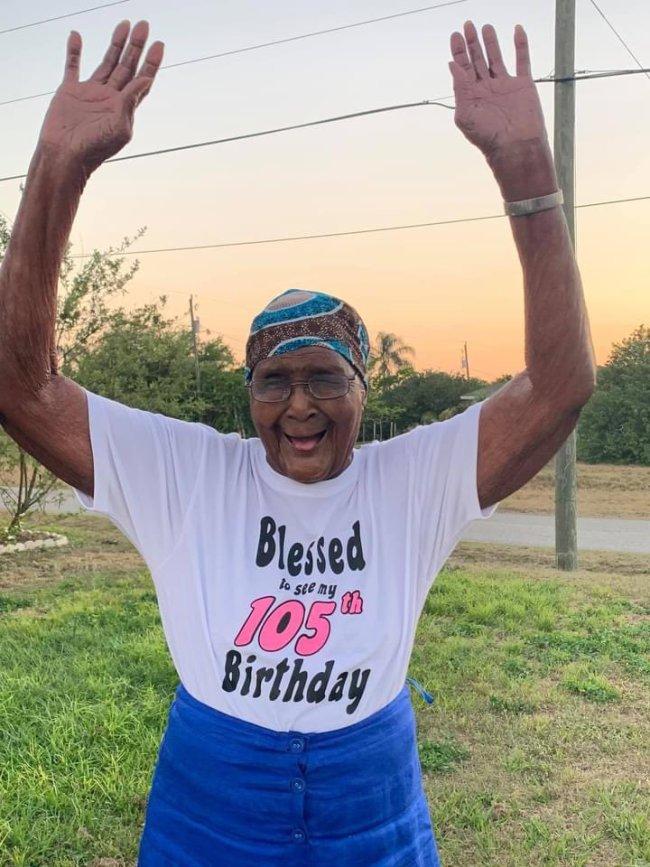 "Blessed to see my 105th birthday" - Ageless woman leaves social media users in shock