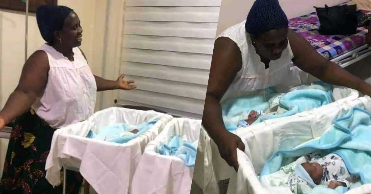 Woman welcomes twins after 18 years of marriage (Photo)