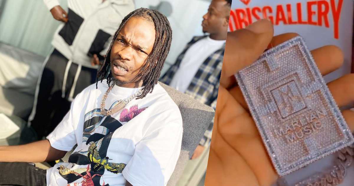 Singer, Naira Marley gifts himself customized diamond neck chain (Video)