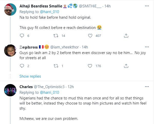 "You no see person resemble" - Reactions as Buhari's look-alike is spotted in Lagos