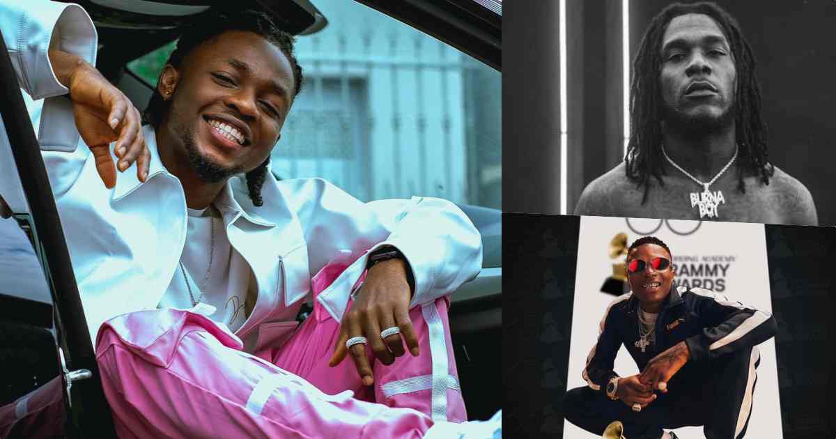 "Davido should've left you to suffer in Uganda" - Reactions as Omah Lay showers support for Burna Boy, Wizkid