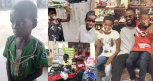 Man shares before and after photo of poor kids he helped to raise funds