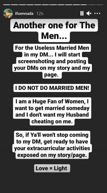 Ifuennada Expose Married Men