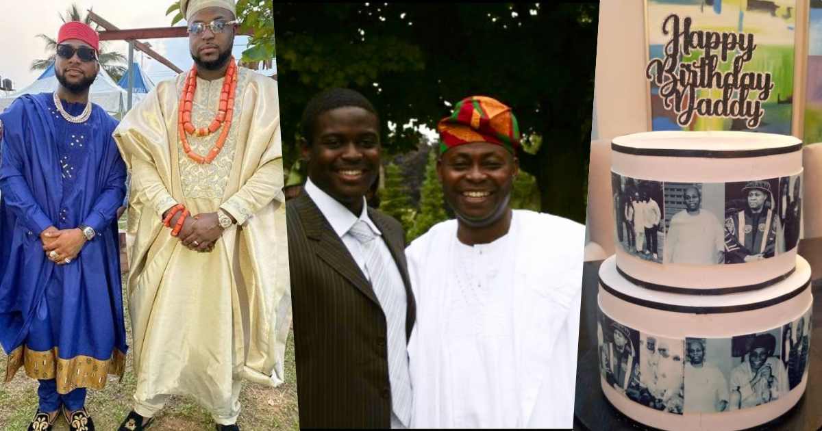 davido's brother celebrates father's birthday