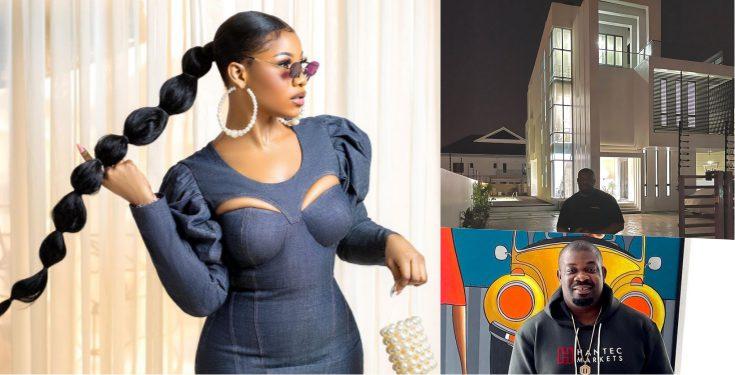 Tacha shoots shot at Don Jazzy, begs to move into his new mansion (Video)