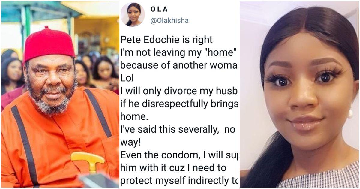 Pete Edochie supply condom